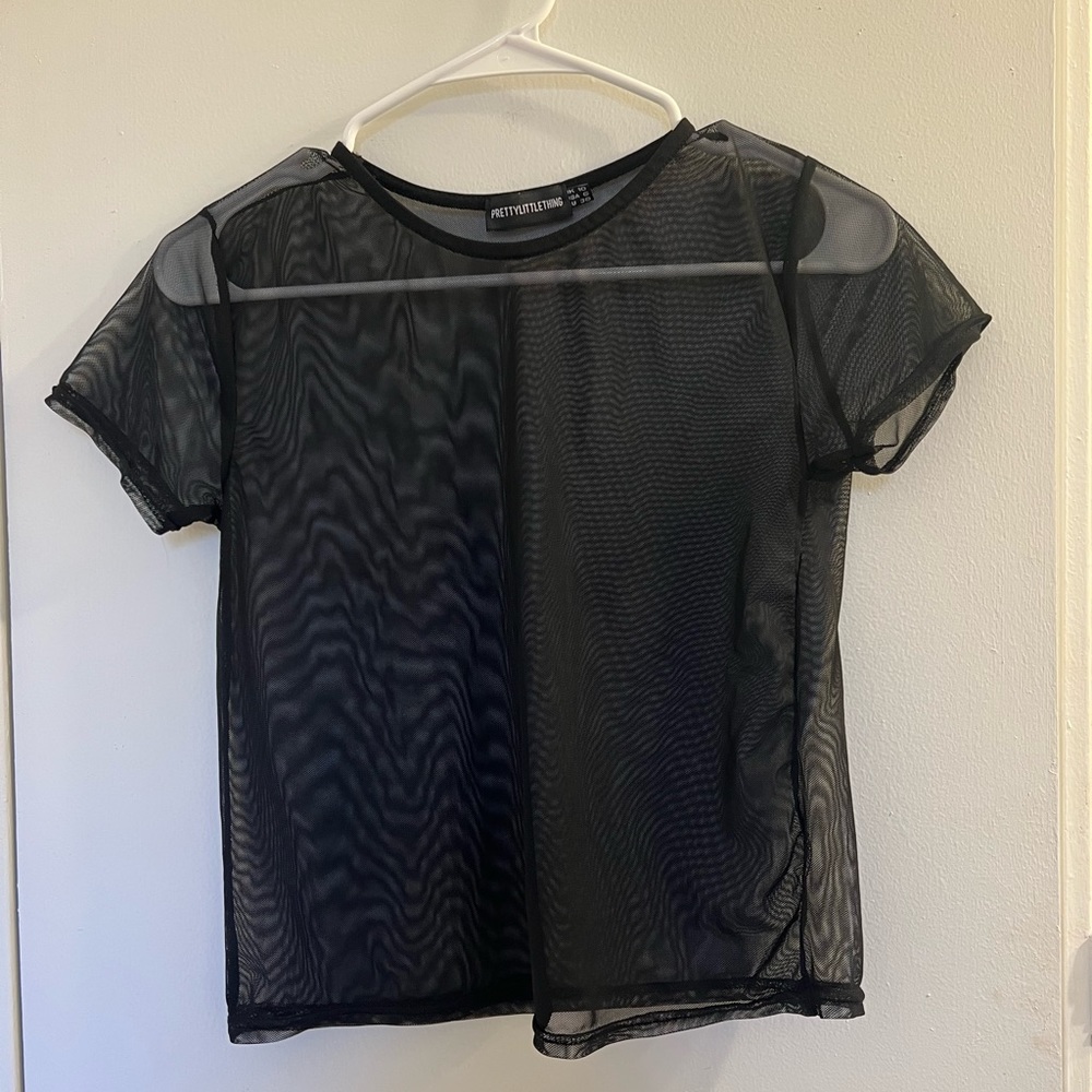 Pretty little thing mesh tshirt
